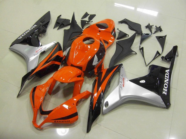 Cheapest 2007-2008 Orange Silver Black Honda CBR600RR Moto Fairings