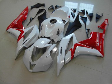 Cheapest 2007-2008 White Red Race Version Honda CBR600RR Motorbike Fairing