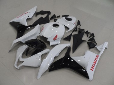 Cheapest 2007-2008 White Black Honda CBR600RR Replacement Motorcycle Fairings