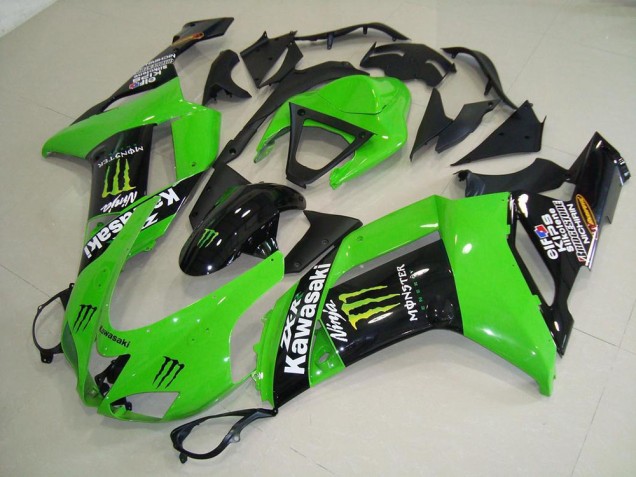 Cheapest 2007-2008 Monster Green Kawasaki ZX6R Motorcycle Replacement Fairings Cheapest 2007-2008 Monster Green Kawasaki ZX6R Motorcycle Replacement Fairings