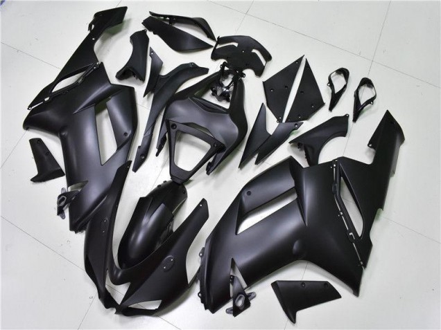 Cheapest 2007-2008 Matte Black Kawasaki ZX6R Bike Fairing Kit