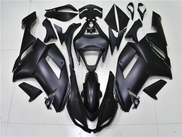 Cheapest 2007-2008 Matte Black Kawasaki ZX6R Bike Fairing Kit