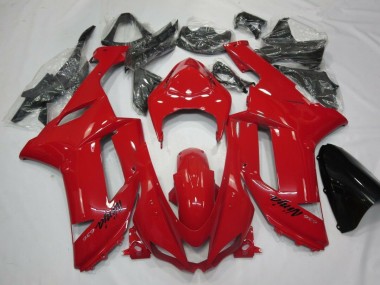Cheapest 2007-2008 Red Kawasaki ZX6R Motor Fairings