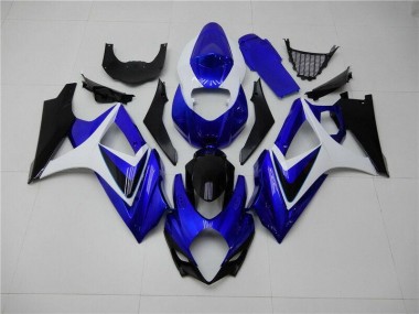 Cheapest 2007-2008 Blue White Black Suzuki GSXR 1000 K7 Motorcylce Fairings