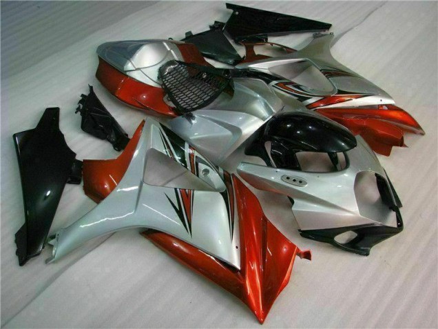 Cheapest 2007-2008 Brown Silver Suzuki GSXR 1000 K7 Motorbike Fairings