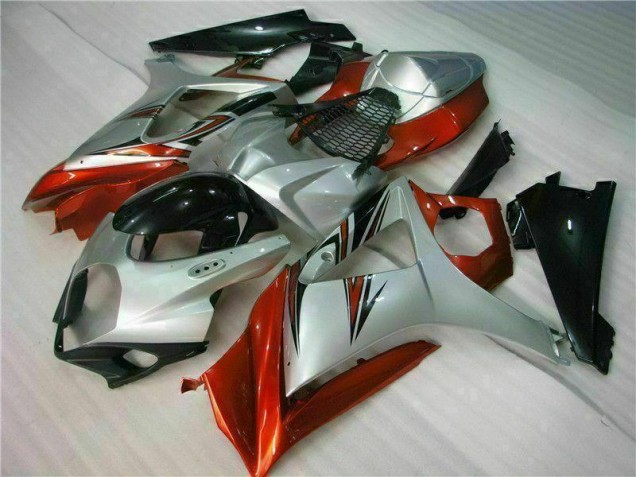 Cheapest 2007-2008 Brown Silver Suzuki GSXR 1000 K7 Motorbike Fairings