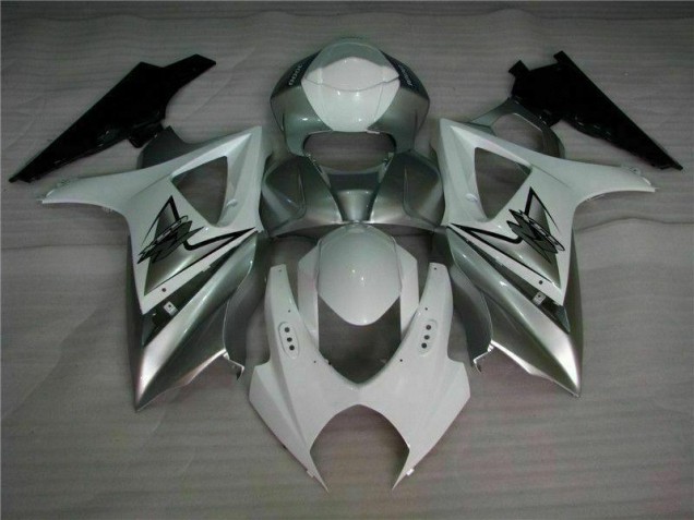 Cheapest 2007-2008 Silver White Suzuki GSXR 1000 K7 Motorbike Fairing