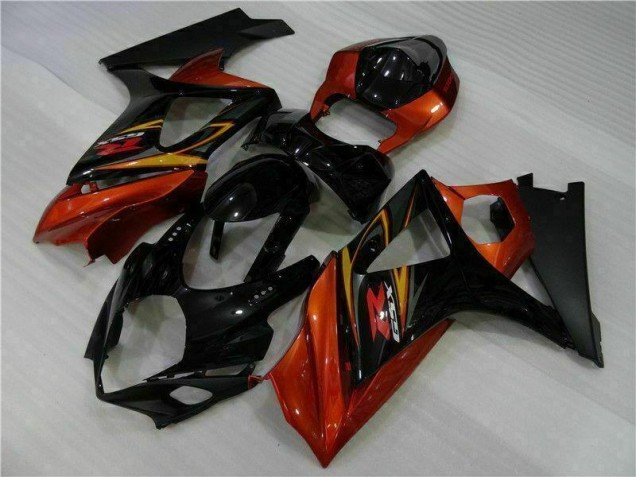Cheapest 2007-2008 Black Suzuki GSXR 1000 K7 Motorcycle Fairing Kit