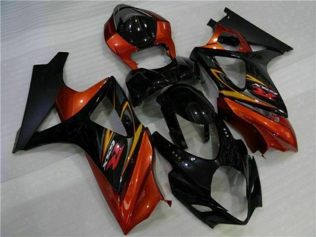 Cheapest 2007-2008 Black Suzuki GSXR 1000 K7 Motorcycle Fairing Kit