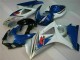 Cheapest 2007-2008 Blue White Suzuki GSXR 1000 K7 Bike Fairings