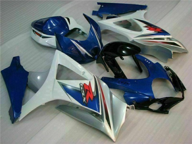 Cheapest 2007-2008 Blue White Suzuki GSXR 1000 K7 Bike Fairings