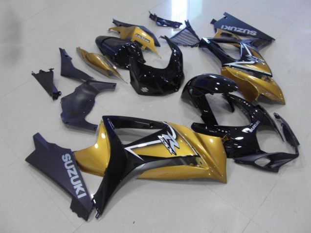 Cheapest 2007-2008 Gold Black Suzuki GSXR 1000 K7 Replacement Fairings