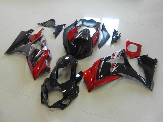 Cheapest 2007-2008 Red Black No Sticker Suzuki GSXR 1000 K7 Motorbike Fairings