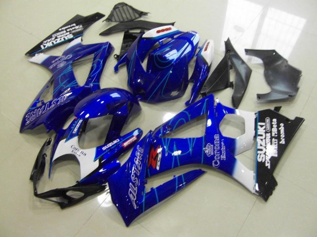 Cheapest 2007-2008 Blue Corona Suzuki GSXR 1000 K7 Bike Fairings