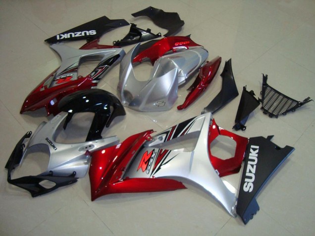 Cheapest 2007-2008 Red Black Silver Suzuki GSXR 1000 K7 Motorcycle Replacement Fairings