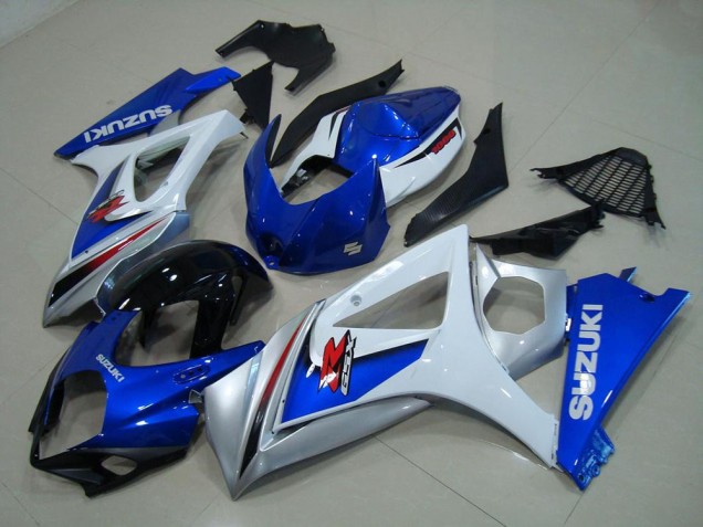 Cheapest 2007-2008 White Blue Suzuki GSXR 1000 K7 Motor Fairings Cheapest 2007-2008 White Blue Suzuki GSXR 1000 K7 Motor Fairings