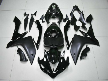 Cheapest 2007-2008 Glossy Matte Black Yamaha YZF R1 Motorcycle Bodywork