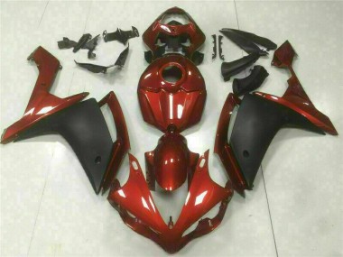Cheapest 2007-2008 Red Black Yamaha YZF R1 Bike Fairing Kit