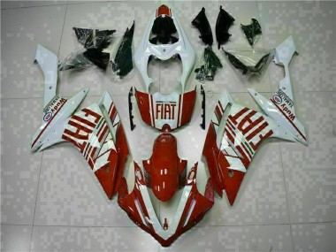 Cheapest 2007-2008 Red White Yamaha YZF R1 Motorcycle Fairings