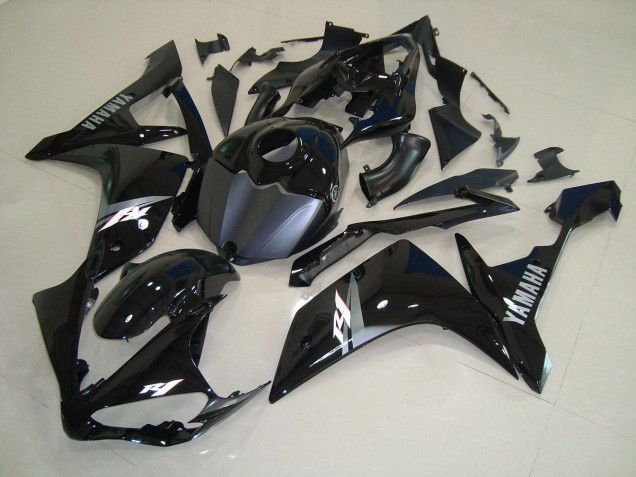Cheapest 2007-2008 Glossy Black White Yamaha YZF R1 Bike Fairings Cheapest 2007-2008 Glossy Black White Yamaha YZF R1 Bike Fairings