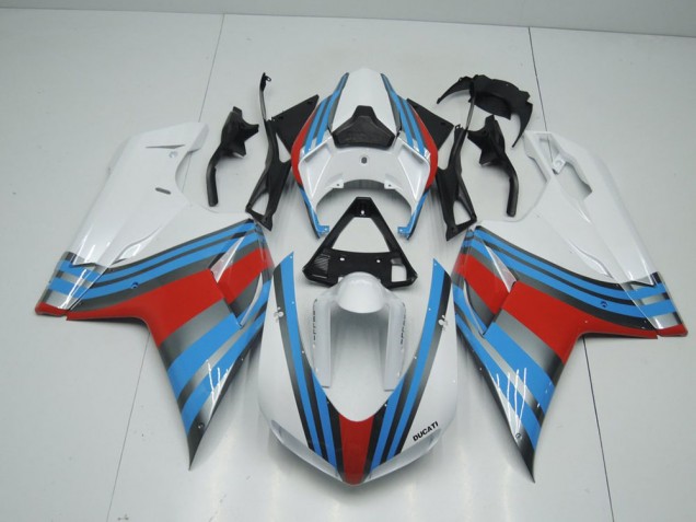 Cheapest 2007-2014 Blue White Red Ducati 848 1098 1198 Motorcyle Fairings Cheapest 2007-2014 Blue White Red Ducati 848 1098 1198 Motorcyle Fairings