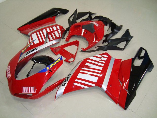 Cheapest 2007-2014 Red White Ducati 848 1098 1198 Motorcylce Fairings Cheapest 2007-2014 Red White Ducati 848 1098 1198 Motorcylce Fairings
