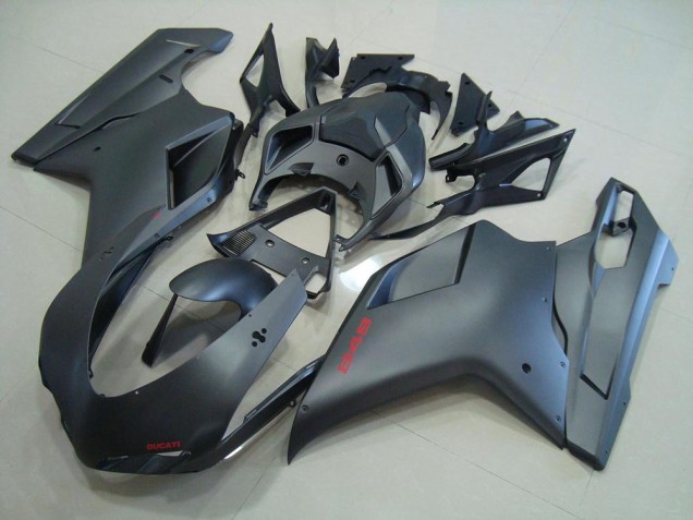 Cheapest 2007-2014 Matte Black Ducati 848 1098 1198 Motorcycle Fairings Kit Cheapest 2007-2014 Matte Black Ducati 848 1098 1198 Motorcycle Fairings Kit
