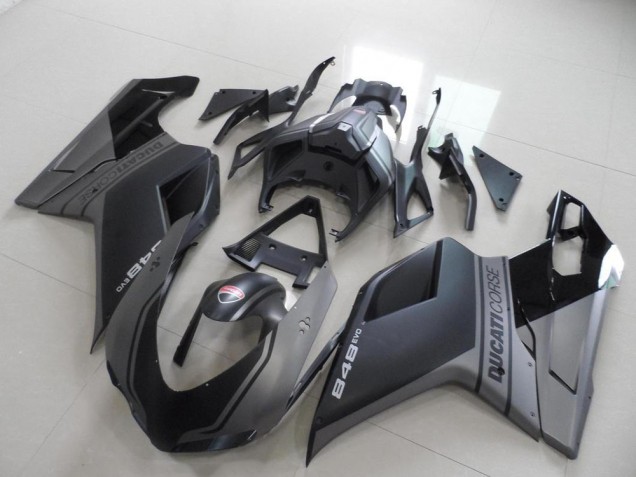 Cheapest 2007-2014 Black Ducati 848 1098 1198 Motorcylce Fairings Cheapest 2007-2014 Black Ducati 848 1098 1198 Motorcylce Fairings