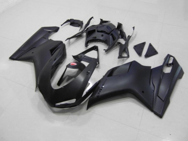 Cheapest 2007-2014 Matte Black Black Sticker Ducati 848 1098 1198 Motorcycle Fairing