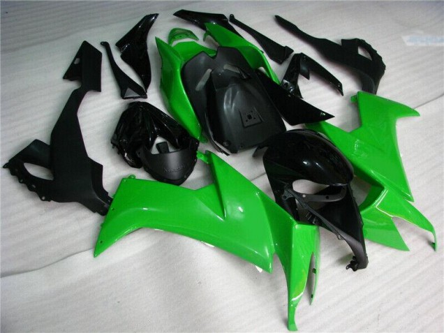 Cheapest 2008-2010 Green Black Kawasaki ZX10R Replacement Motorcycle Fairings