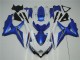 Cheapest 2008-2010 White Blue Suzuki GSXR 600/750 Replacement Fairings