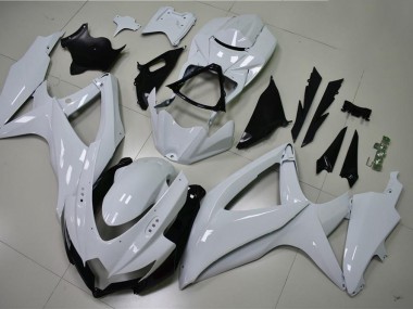 Cheapest 2008-2010 Glossy White Suzuki GSXR 600/750 Motorcycle Fairing