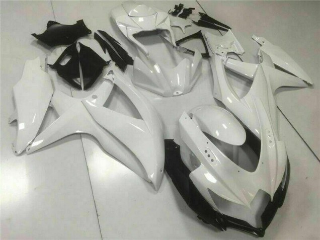 Cheapest 2008-2010 White Suzuki GSXR 600/750 Motorcylce Fairings