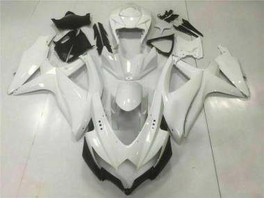 Cheapest 2008-2010 White Suzuki GSXR 600/750 Motorcylce Fairings