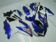 Cheapest 2008-2010 Blue White Suzuki GSXR 600/750 Motorcycle Fairings