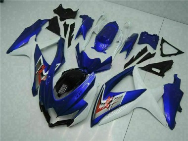 Cheapest 2008-2010 Blue White Suzuki GSXR 600/750 Motorbike Fairing