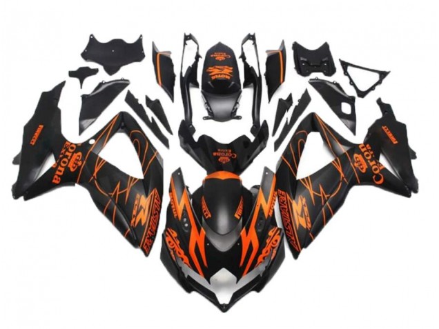 Cheapest 2008-2010 Black Orange Suzuki GSXR 600/750 Bike Fairings