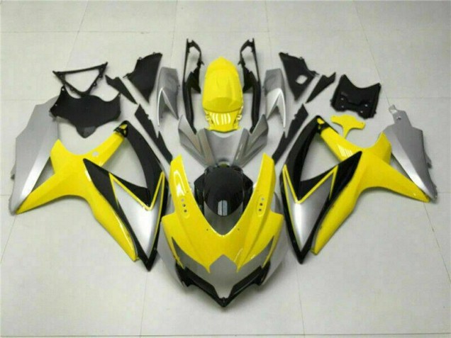 Cheapest 2008-2010 Yellow Suzuki GSXR 600/750 Replacement Motorcycle Fairings