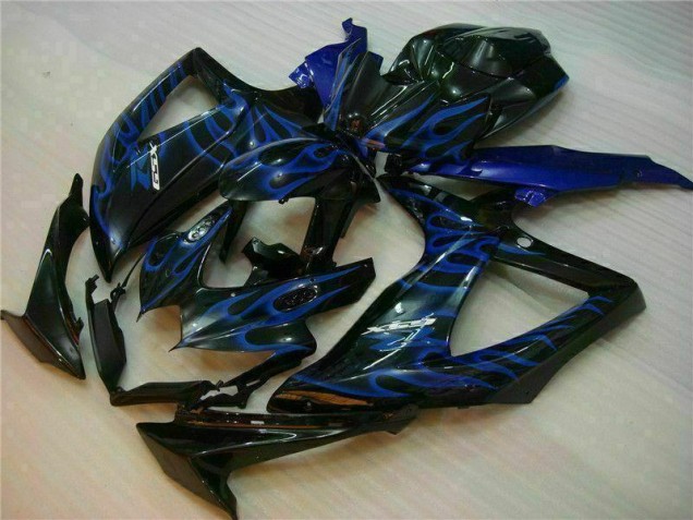 Cheapest 2008-2010 Blue Black Suzuki GSXR 600/750 Motorcycle Fairings Kit