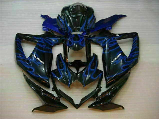 Cheapest 2008-2010 Blue Black Suzuki GSXR 600/750 Motorcycle Fairings Kit