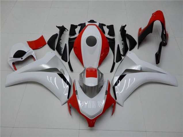 Cheapest 2008-2011 White Red Honda CBR1000RR Motorcylce Fairings