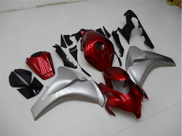 Cheapest 2008-2011 Red Silver Honda CBR1000RR Motorbike Fairings