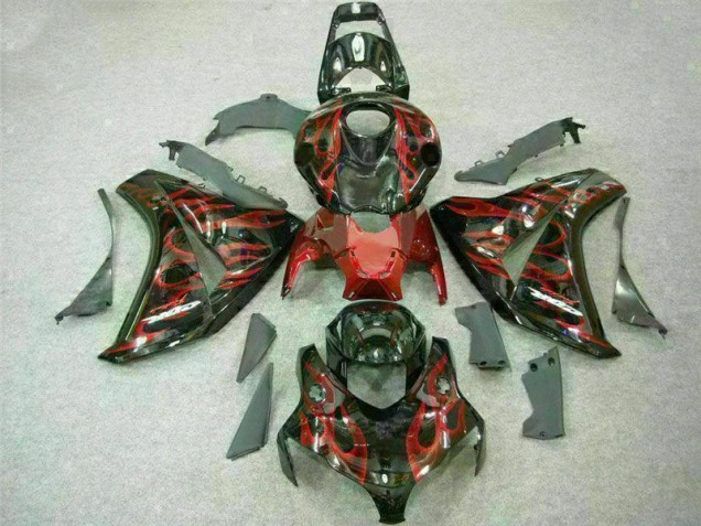 Cheapest 2008-2011 Red Flame Honda CBR1000RR Motorbike Fairing