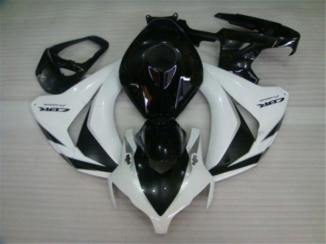 Cheapest 2008-2011 Black White Honda CBR1000RR Motorcycle Fairings