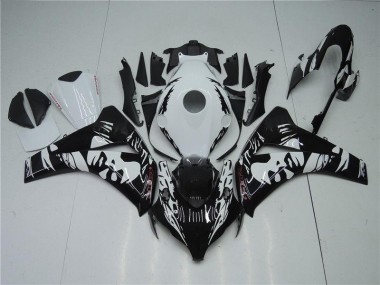 Cheapest 2008-2011 Black White Honda CBR1000RR Motorbike Fairing