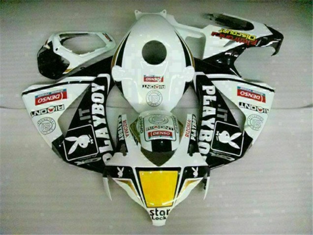 Cheapest 2008-2011 White Black Playboy Honda CBR1000RR Motorbike Fairing