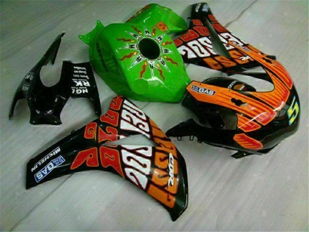 Cheapest 2008-2011 Green Orange Honda CBR1000RR Motorcycle Fairings Kits