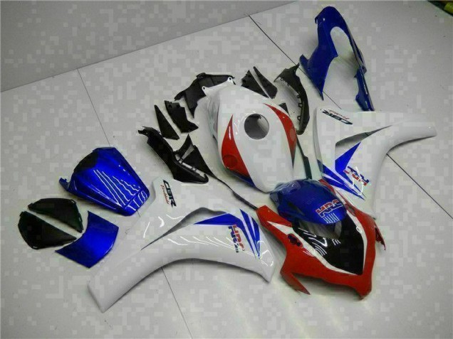 Cheapest 2008-2011 White Blue Honda CBR1000RR Motorcycle Fairing Kits