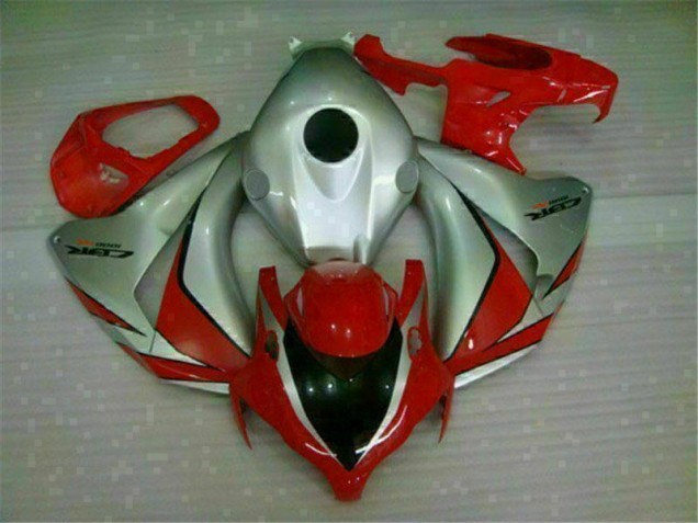 Cheapest 2008-2011 Red Silver Honda CBR1000RR Motorbike Fairing