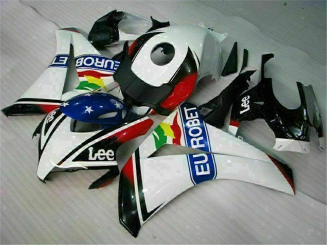 Cheapest 2008-2011 White Blue Red Eurobet Lee Honda CBR1000RR Motorcycle Fairing Kit